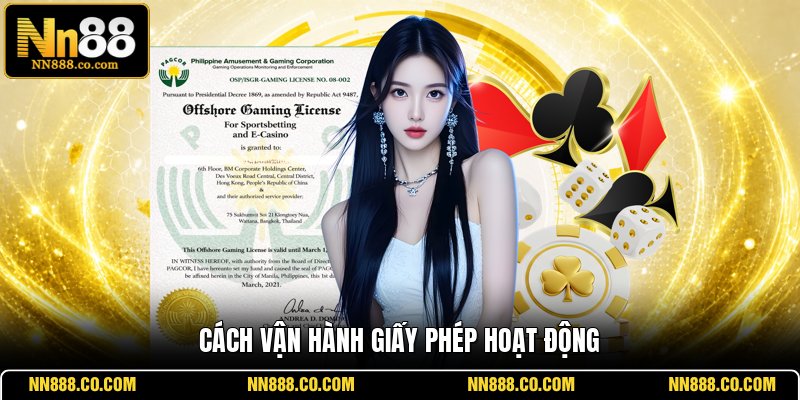 Cách vận hành giấy phép hoạt động