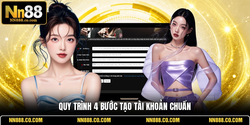 Quy trình 4 bước tạo tài khoản chuẩn